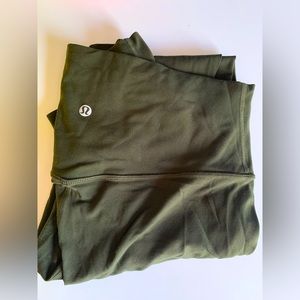 Lululemon Dark Olive Aligns